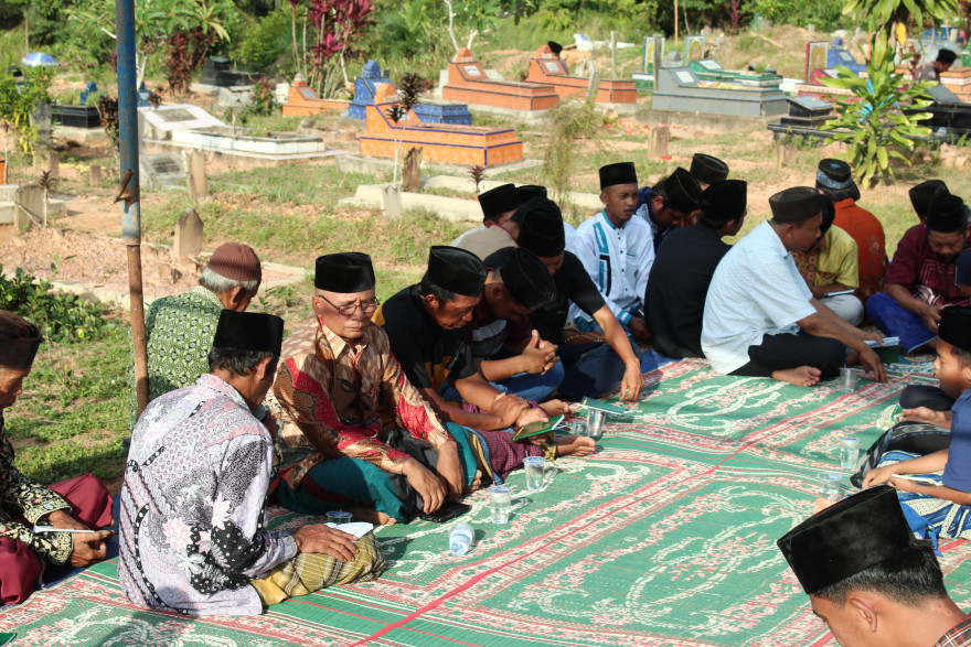 Sambut Bulan Suci Ramadhan, Pemerintah Desa Tanjung Mulia Selenggarakan ziarah bersama